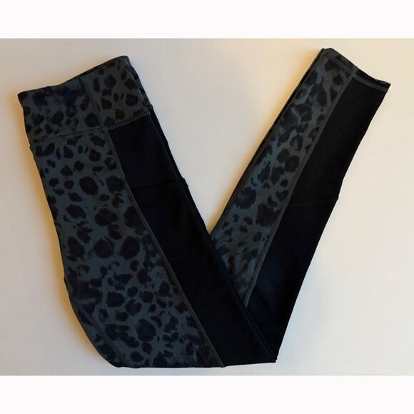 Zella Girl (Nordstrom brand) Luminous Pocket "Grey Urban Cheetah" Leggings - Picture 8 of 10